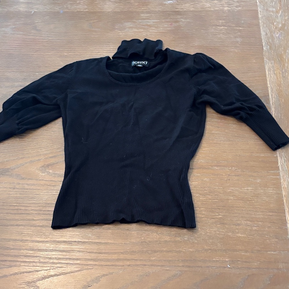 Chic Black Turtleneck Sweater